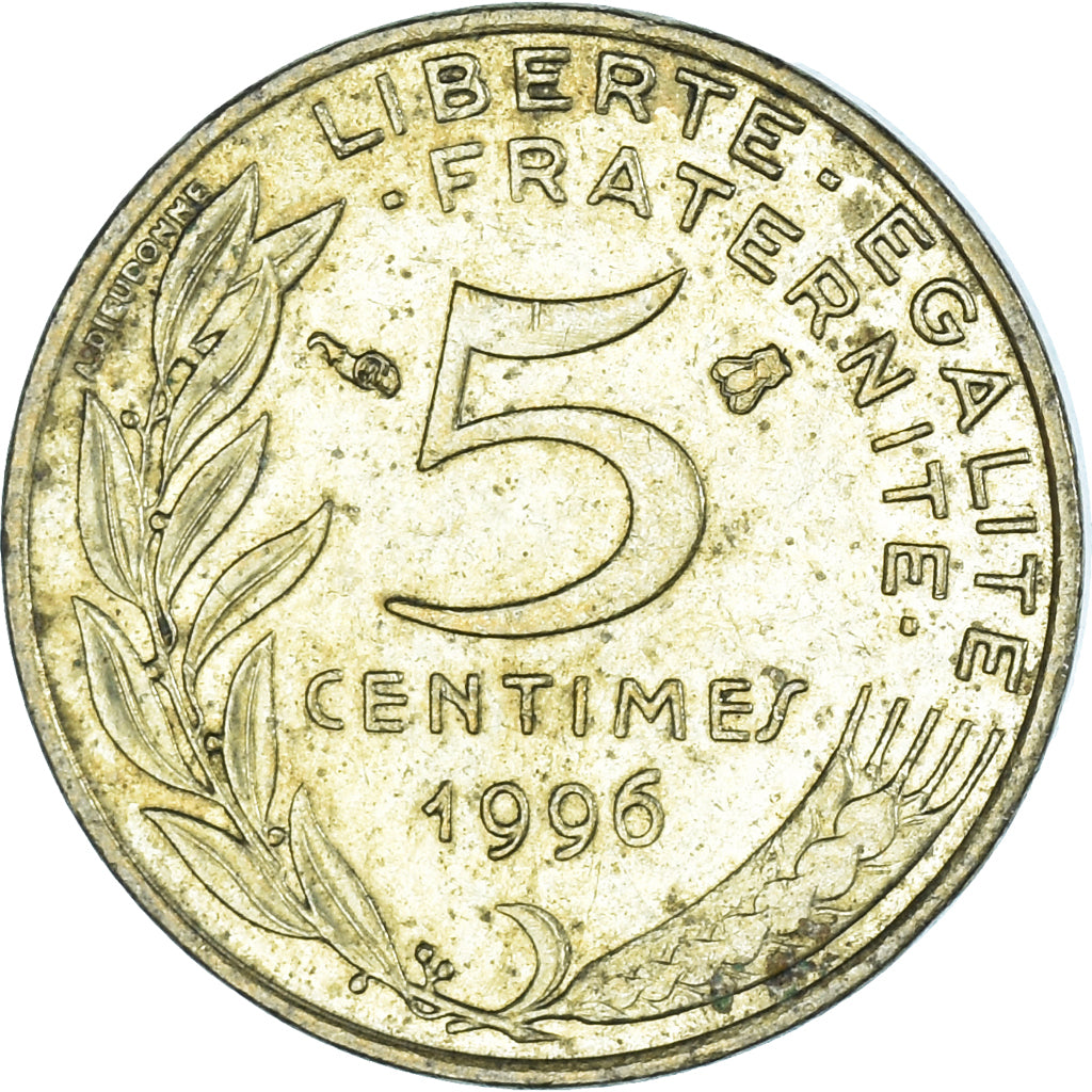 Moneta, Francia, 5 Centimes, 1996