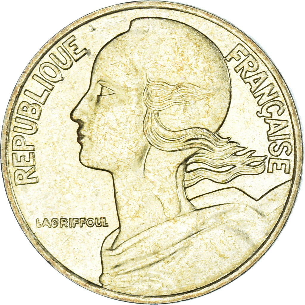 Moeda, França, 5 Centimes, 1996