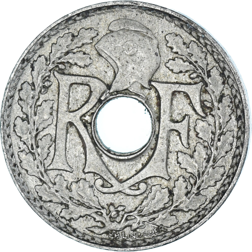 Moneta, Francja, 5 Centimes, 1935