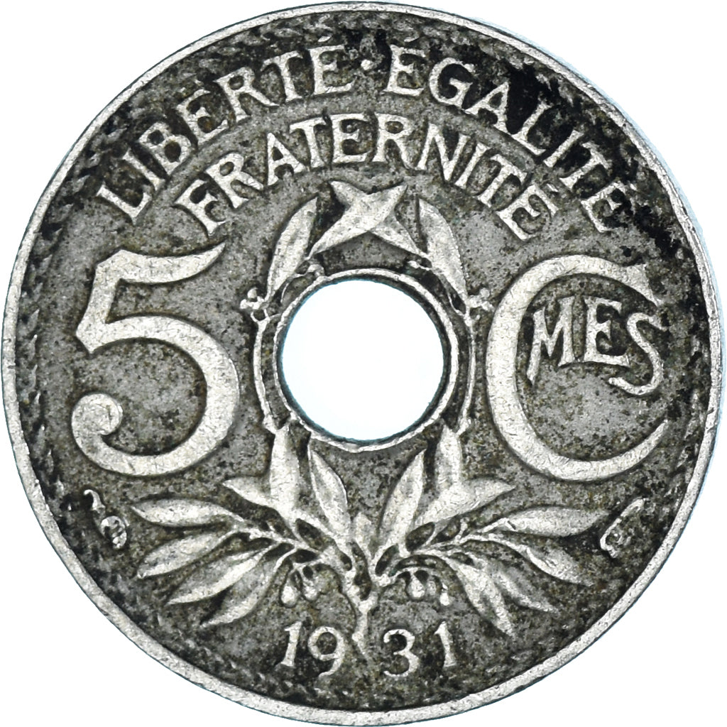 Moneta, Francia, 5 Centimes, 1931