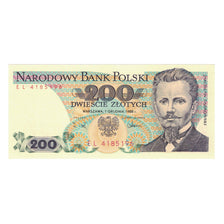 Banknote, Poland, 200 Zlotych, 1988, 1988-12-01, KM:144c, UNC(65-70)