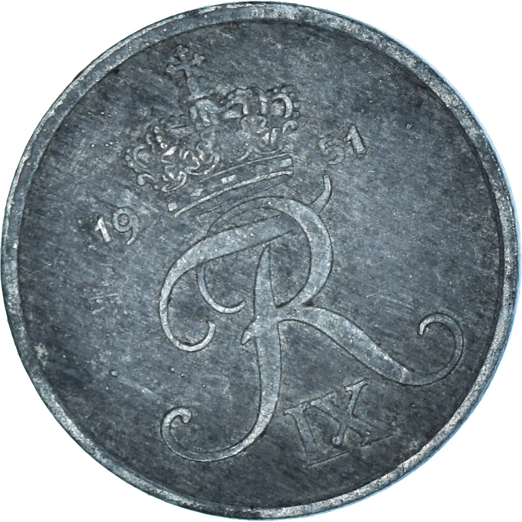 Monnaie, Danemark, Ore, 1951