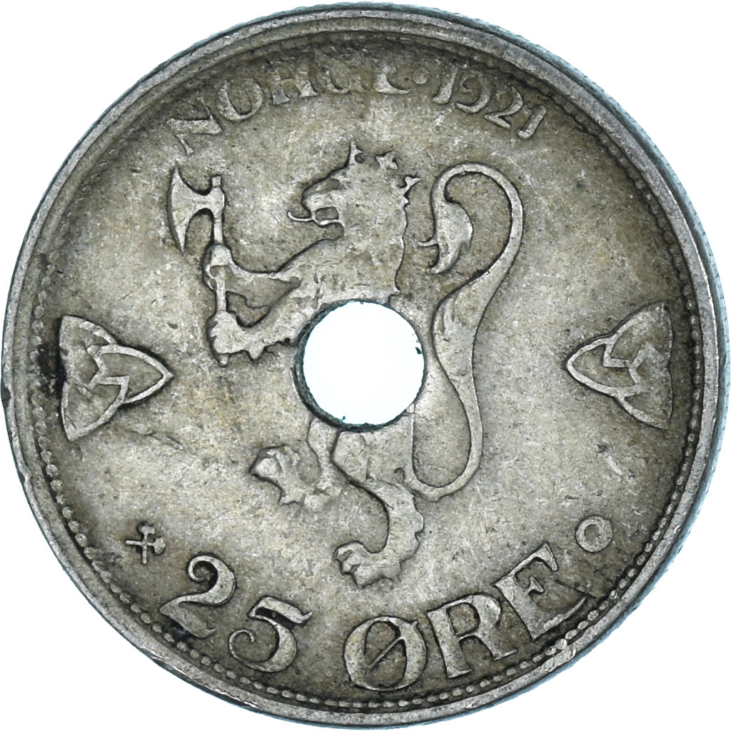 Moneda, Noruega, 25 Öre, 1921