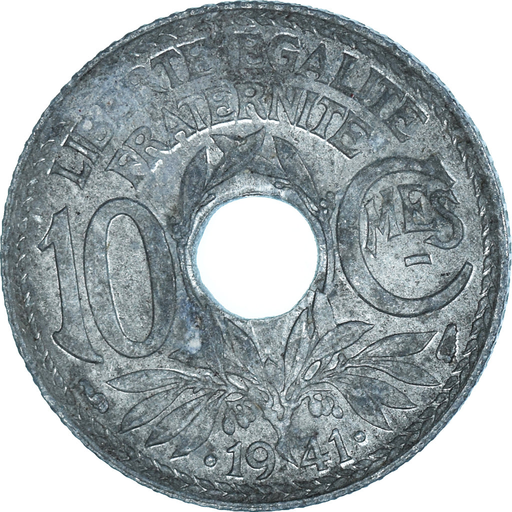 Coin, France, 10 Centimes, 1941