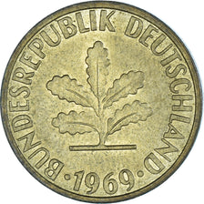 Munten, Duitsland, 5 Pfennig, 1969