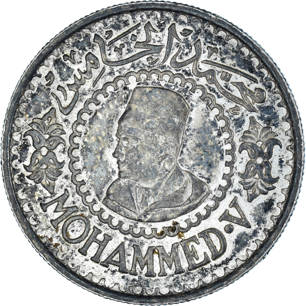 Moneda, Marruecos, 500 Francs, 1956