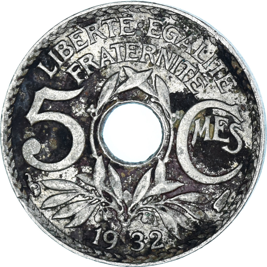 Coin, France, 5 Centimes, 1932
