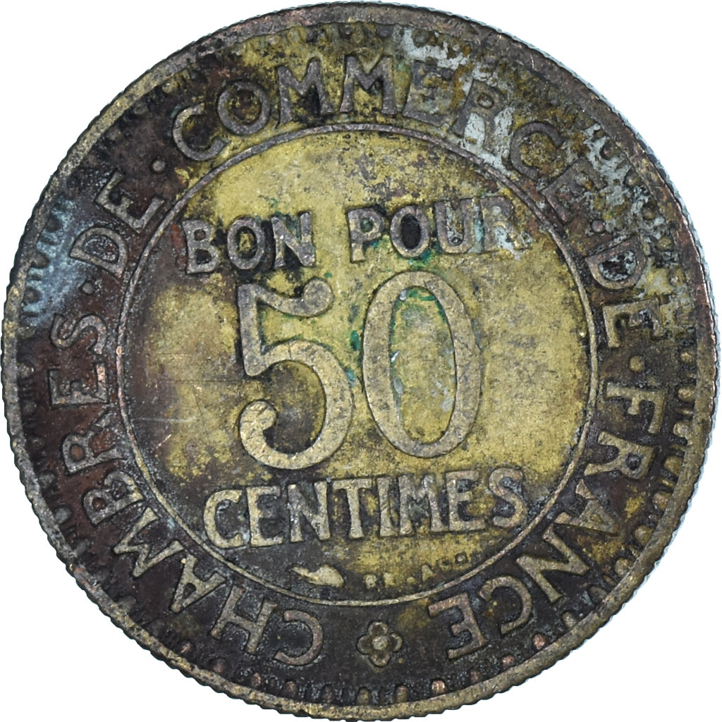 Coin, France, 50 Centimes, 1922