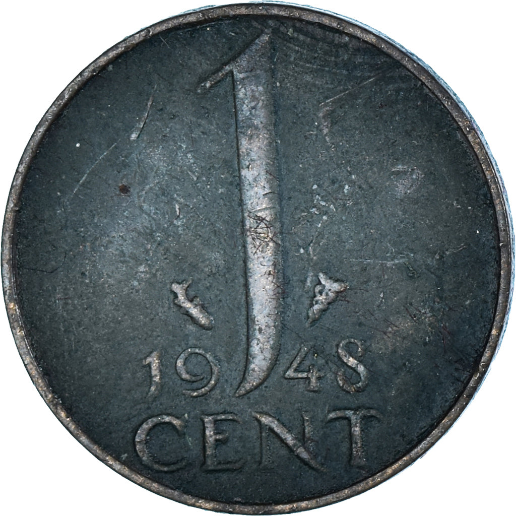 Moneta, Holandia, Cent, 1948