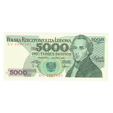 Banconote, Polonia, 5000 Zlotych, 1988, 1988-12-01, KM:150c, FDS