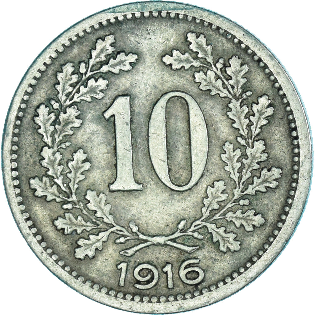 Munten, Oostenrijk, 10 Heller, 1916