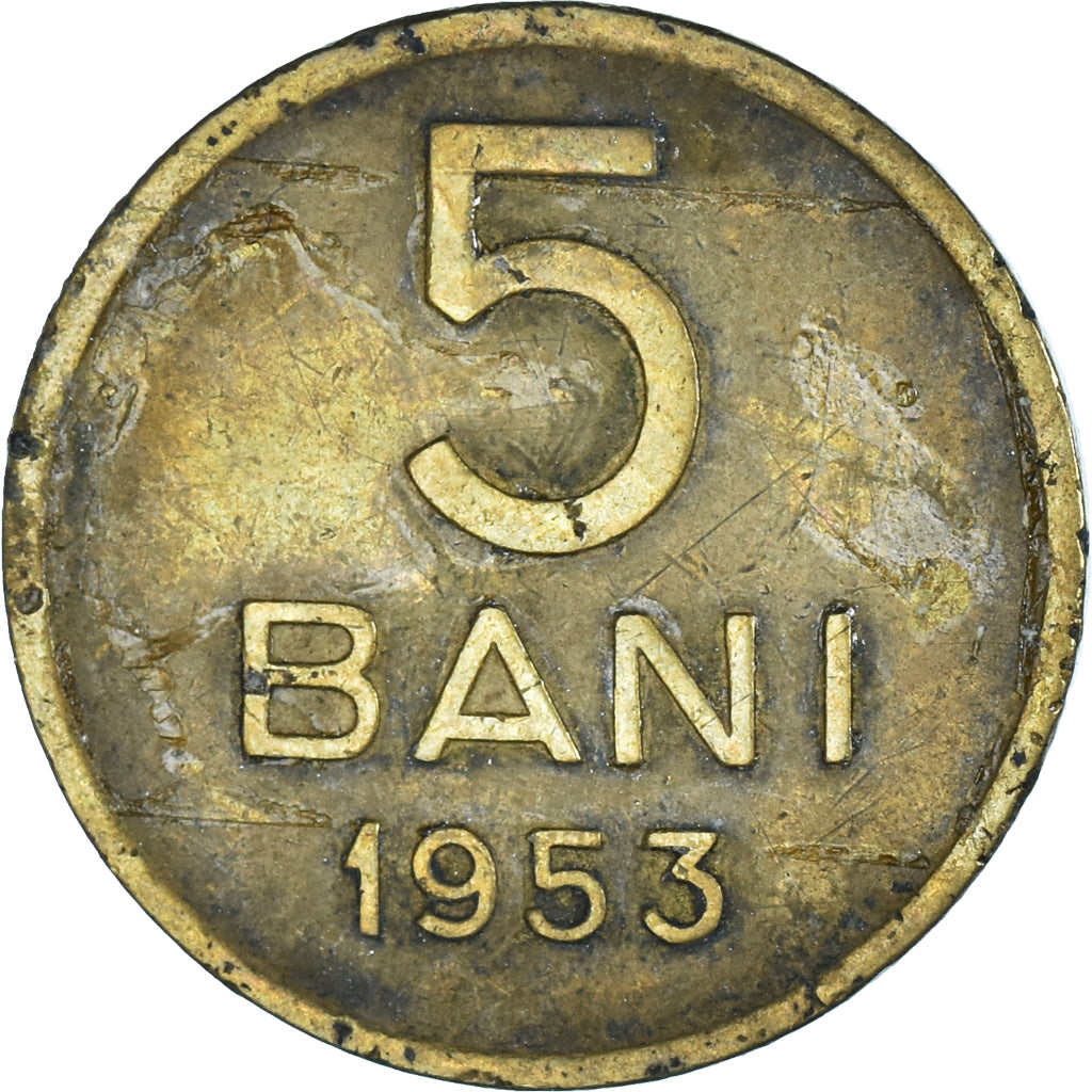 Coin, Romania, 5 Bani, 1953