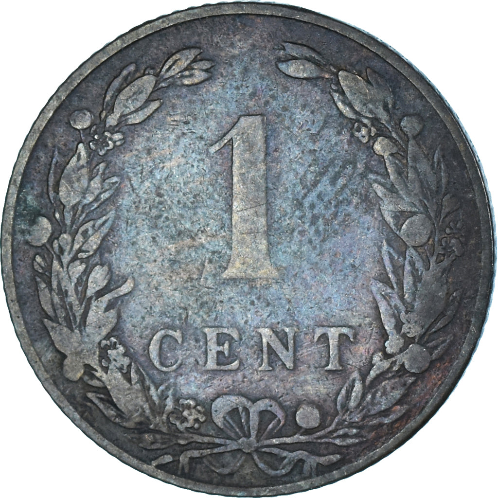 Moeda, Países Baixos, Cent, 1902