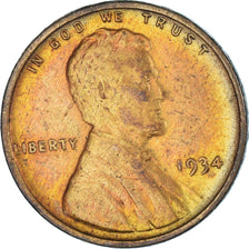 Moneda, Estados Unidos, Cent, 1934