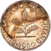 Monnaie, Allemagne, Pfennig, 1980