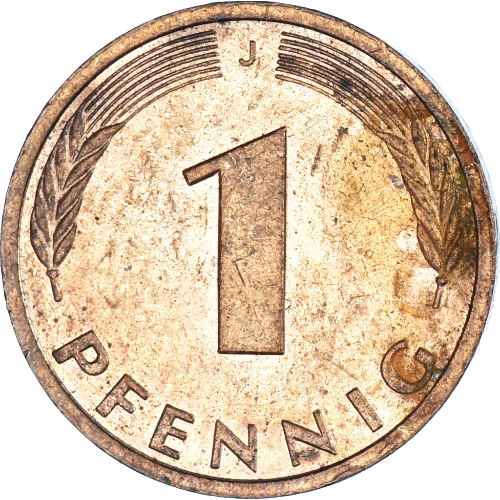 Monnaie, Allemagne, Pfennig, 1980