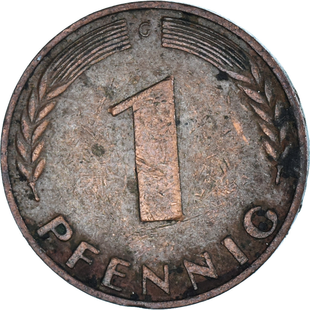 Coin, GERMANY - FEDERAL REPUBLIC, Pfennig, 1967