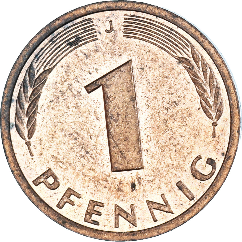 Moneda, Alemania, Pfennig, 1985