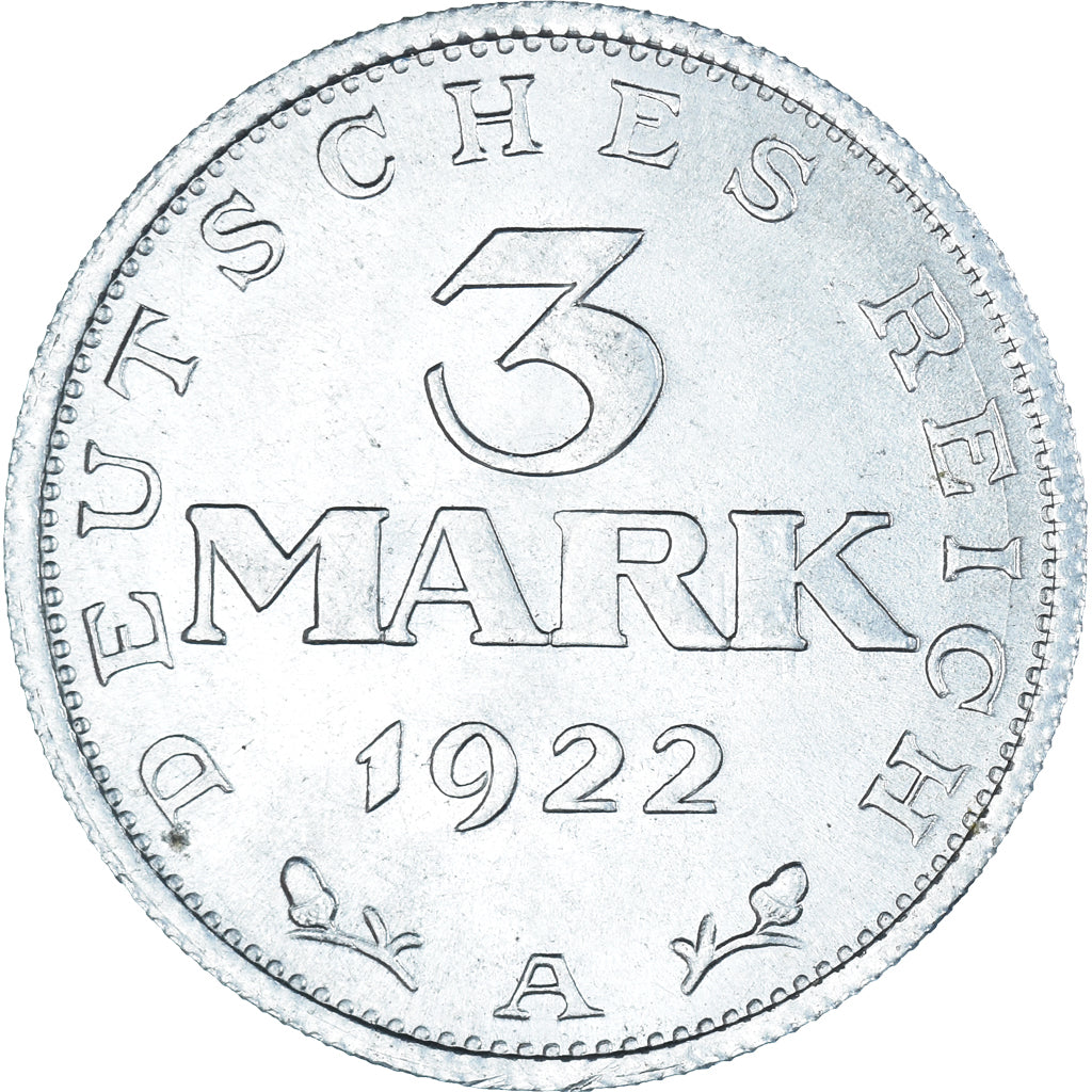Moneta, Germania, 3 Mark, 1922