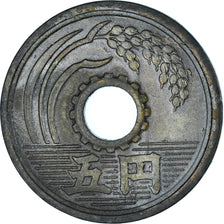 Monnaie, Japon, 5 Yen, 1951