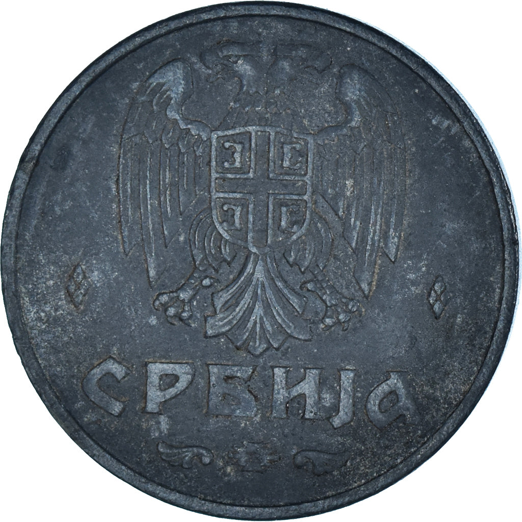 Moneta, Serbia, 2 Dinara, 1942
