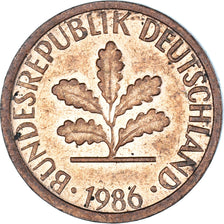 Munten, Duitsland, Pfennig, 1986