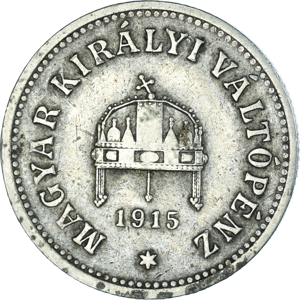 Münze, Ungarn, 10 Filler, 1915