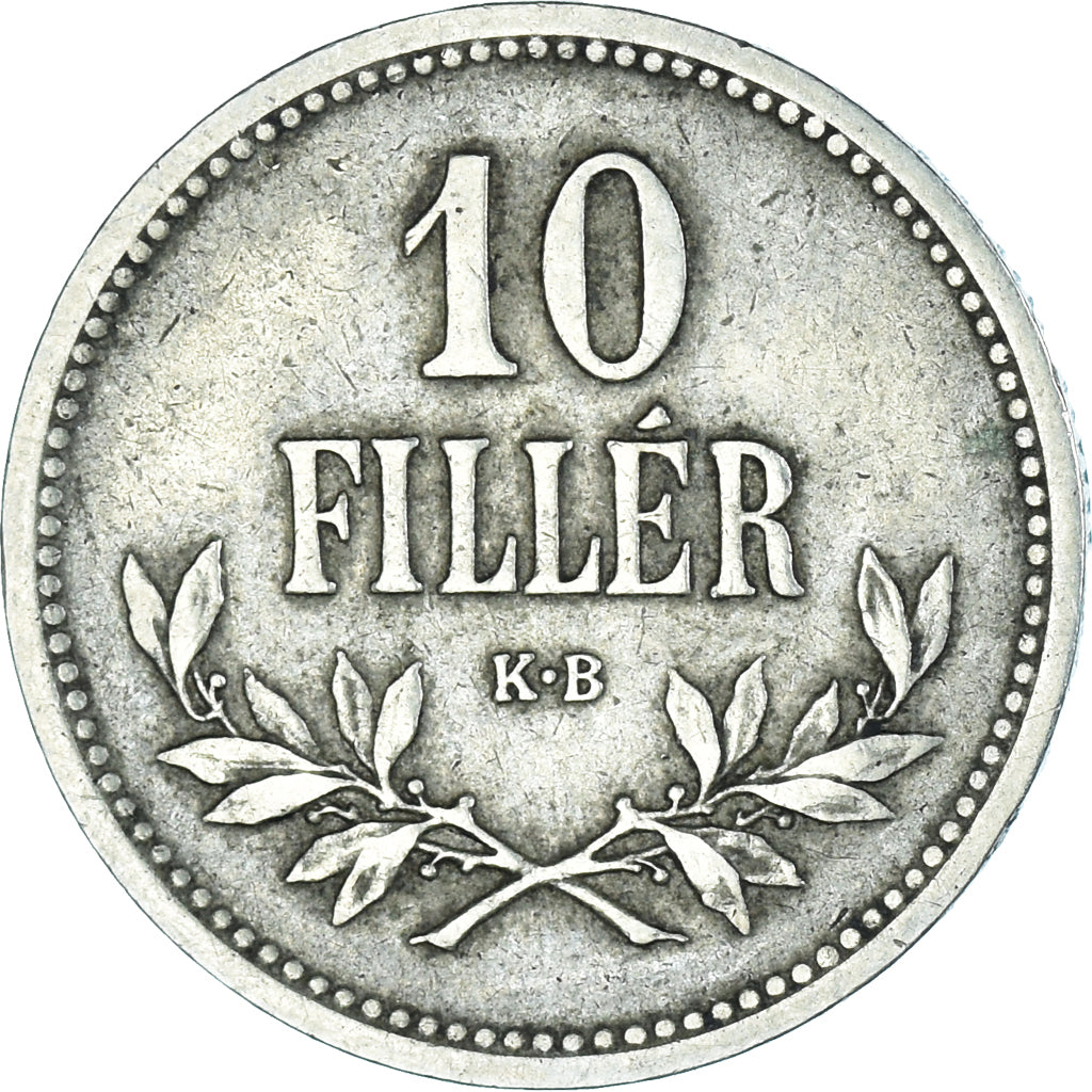 Münze, Ungarn, 10 Filler, 1915
