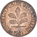 Coin, GERMANY - FEDERAL REPUBLIC, Pfennig, 1981
