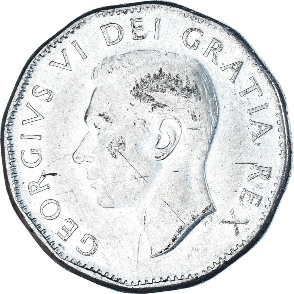 Coin, Canada, 5 Cents, 1951