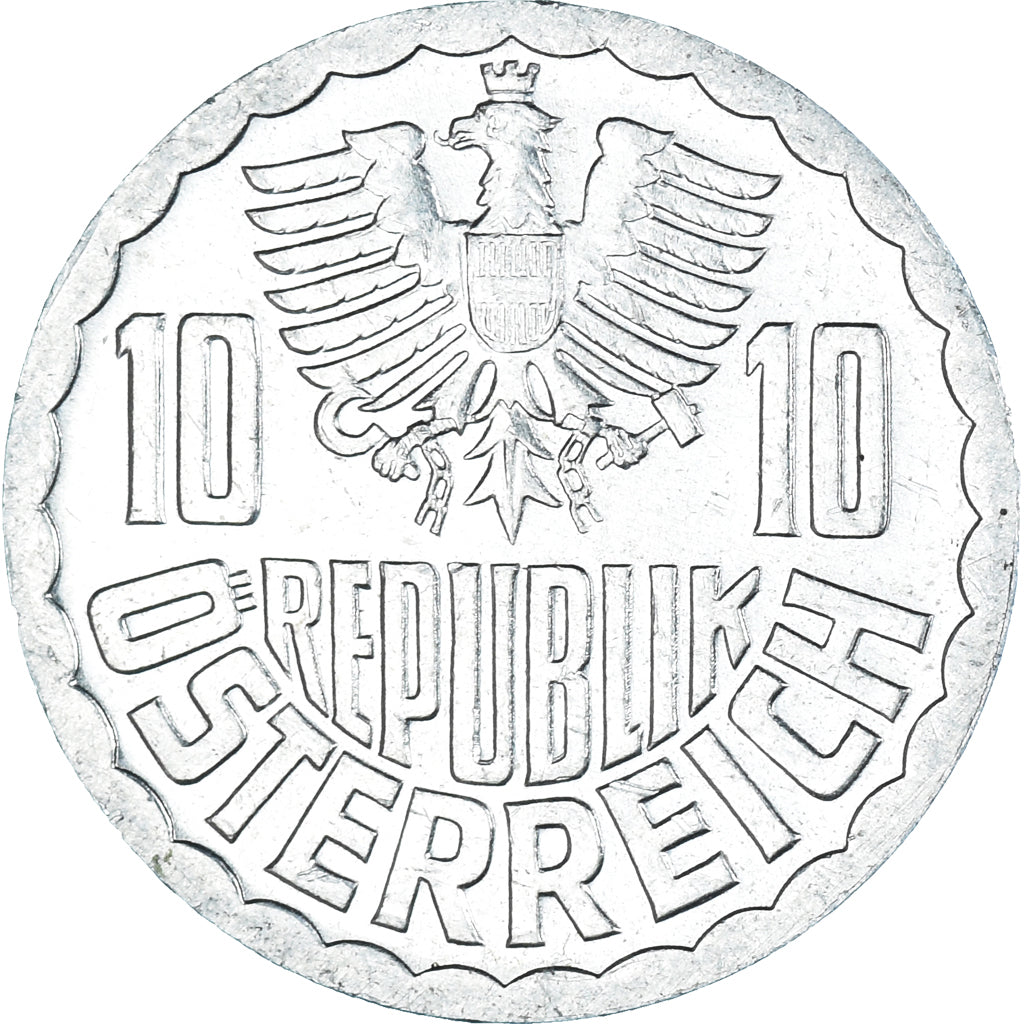 Münze, Österreich, 10 Groschen, 1988
