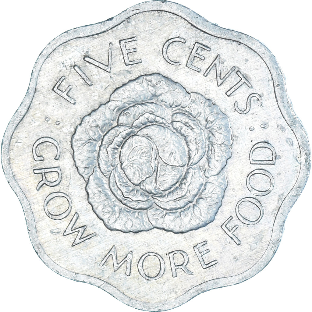 Monnaie, Seychelles, 5 Cents, 1972