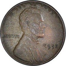 Moneda, Estados Unidos, Cent, 1952