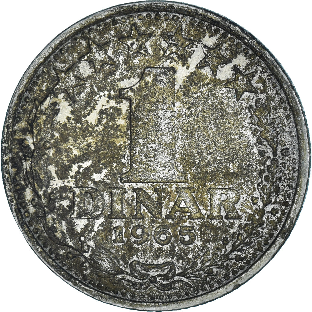 Moneda, Yugoslavia, Dinar, 1965