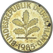 Moneda, Alemania, 10 Pfennig, 1985