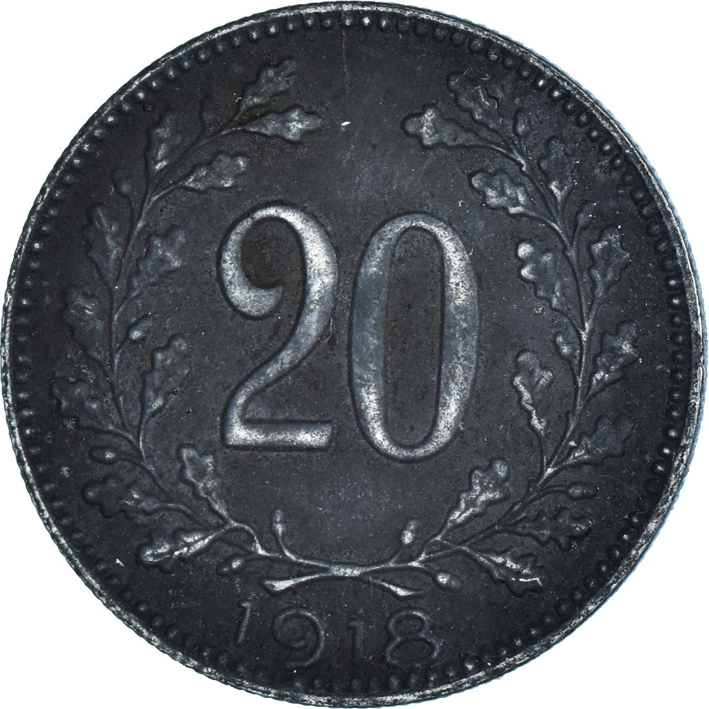 Coin, Austria, 20 Heller, 1918