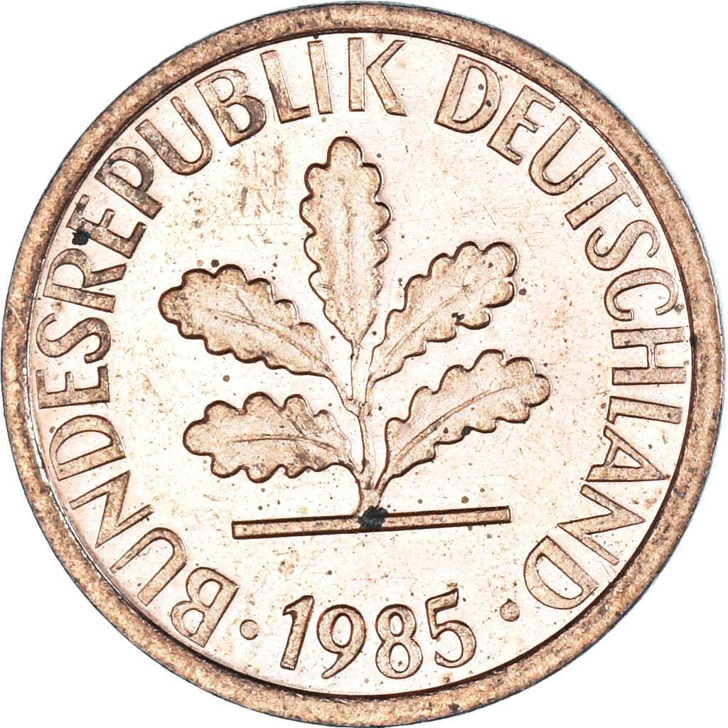 Coin, Germany, Pfennig, 1985