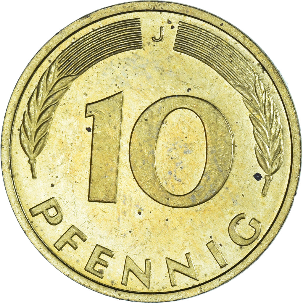 Munten, Duitsland, 10 Pfennig, 1995