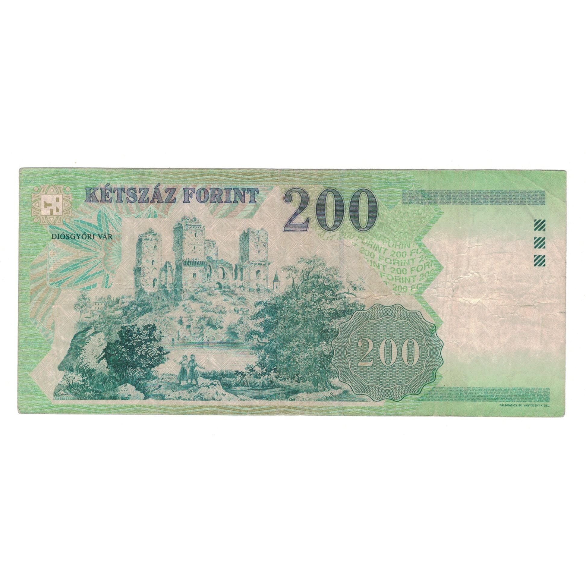 Nota, Hungria, 200 Forint, 1998, KM:178a, VF(30-35)