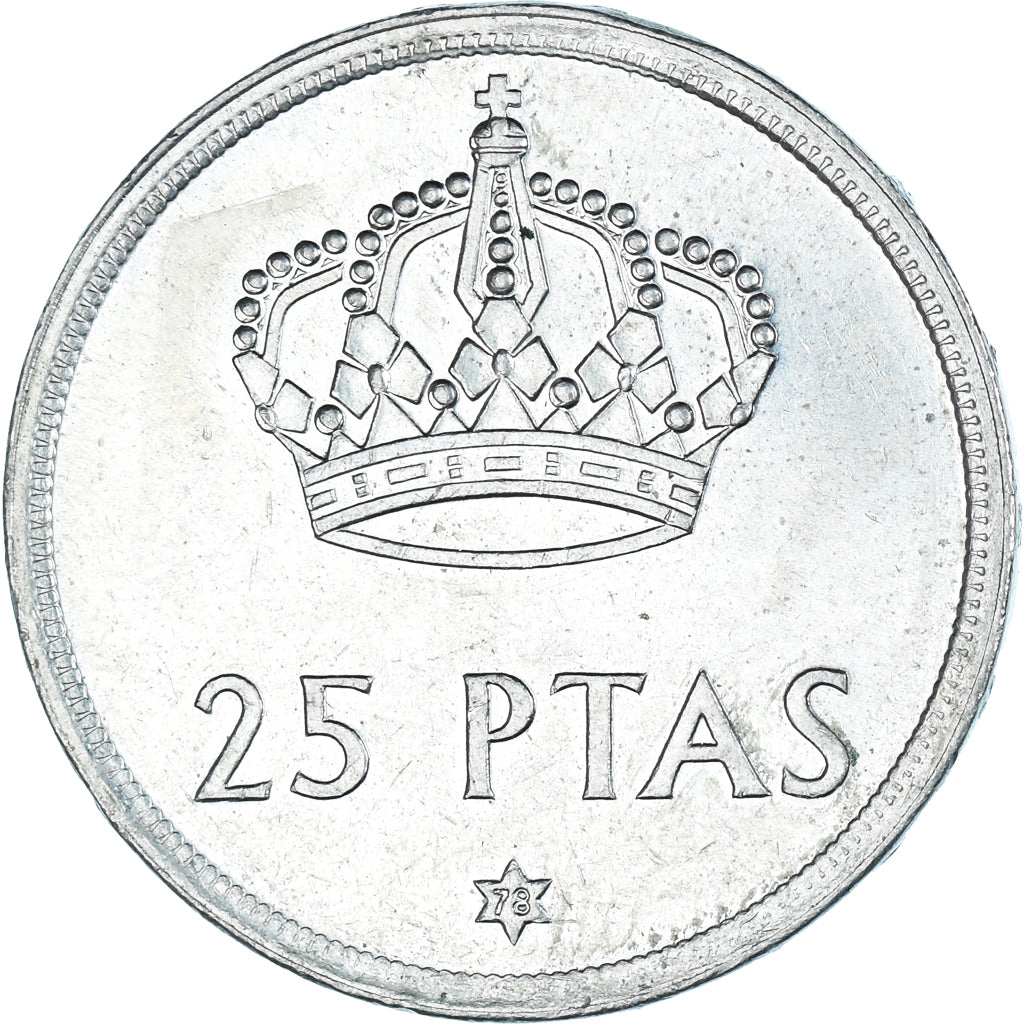 Moneda, España, 25 Pesetas, 1975