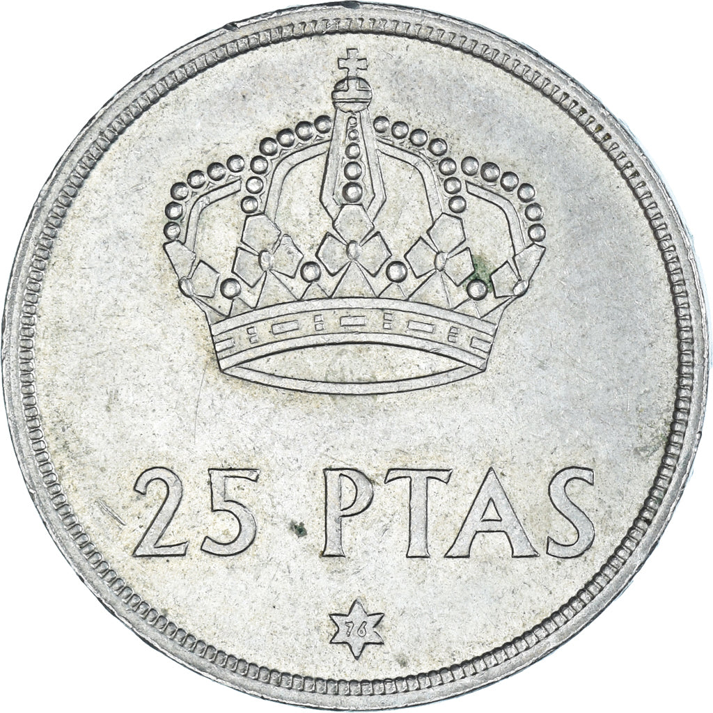 Moneda, España, 25 Pesetas, 1975