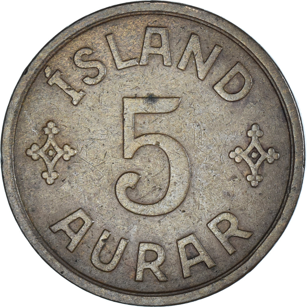 Münze, Iceland, 5 Aurar, 1931