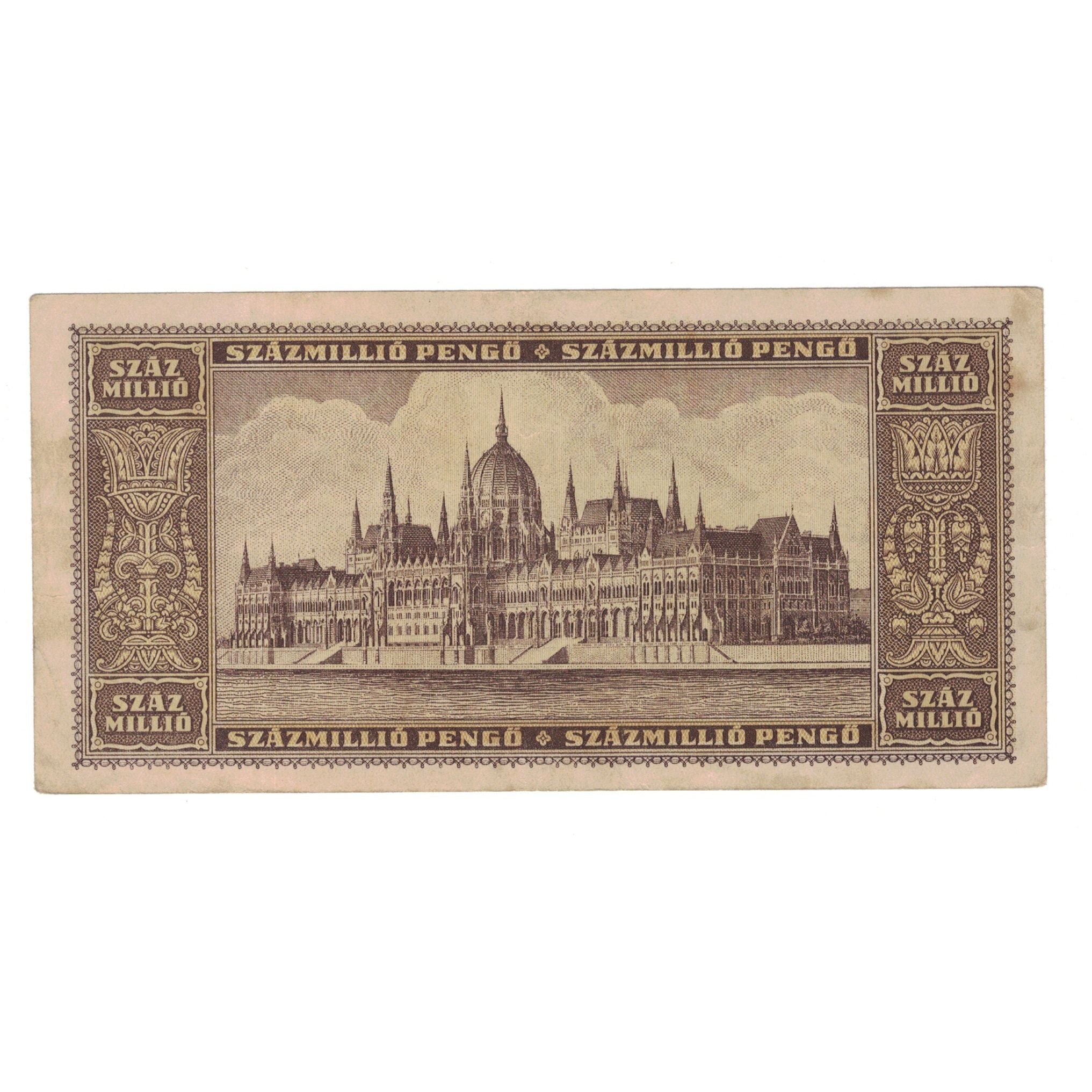 Billet, Hongrie, 100,000,000 Pengö, 1946, 1946-03-18, KM:124, TB+