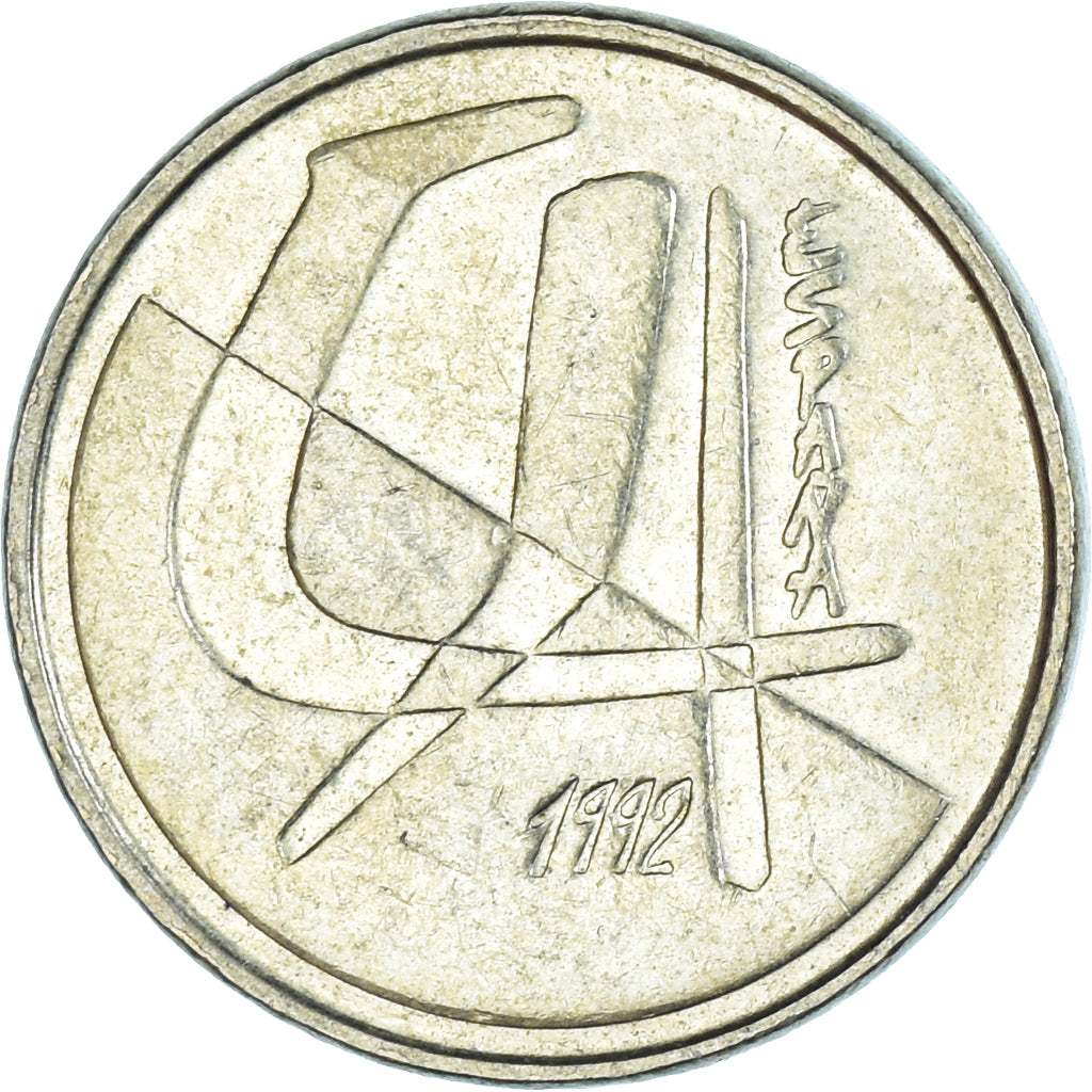 Moeda, Espanha, 5 Pesetas, 1992