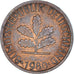 Münze, Deutschland, Pfennig, 1980