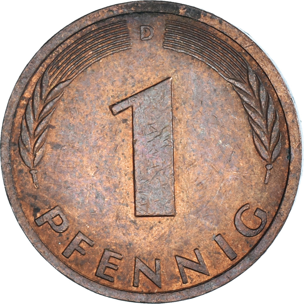 Münze, Deutschland, Pfennig, 1980