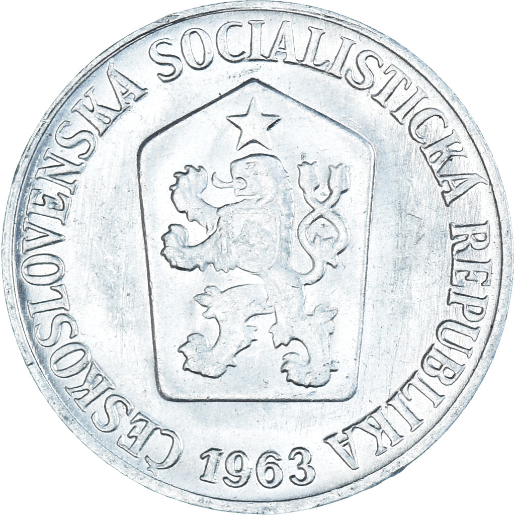 Munten, Tsjecho-Slowakije, 3 Halere, 1963