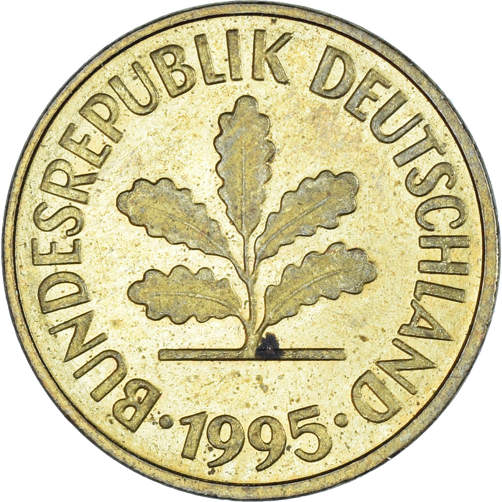 Münze, Bundesrepublik Deutschland, 5 Pfennig, 1995