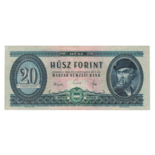 Banknote, Hungary, 20 Forint, 1965, 1965-09-03, KM:169g, VF(30-35)