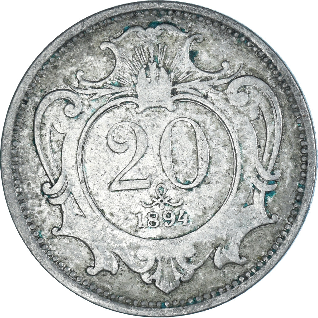 Coin, Austria, 20 Heller, 1894